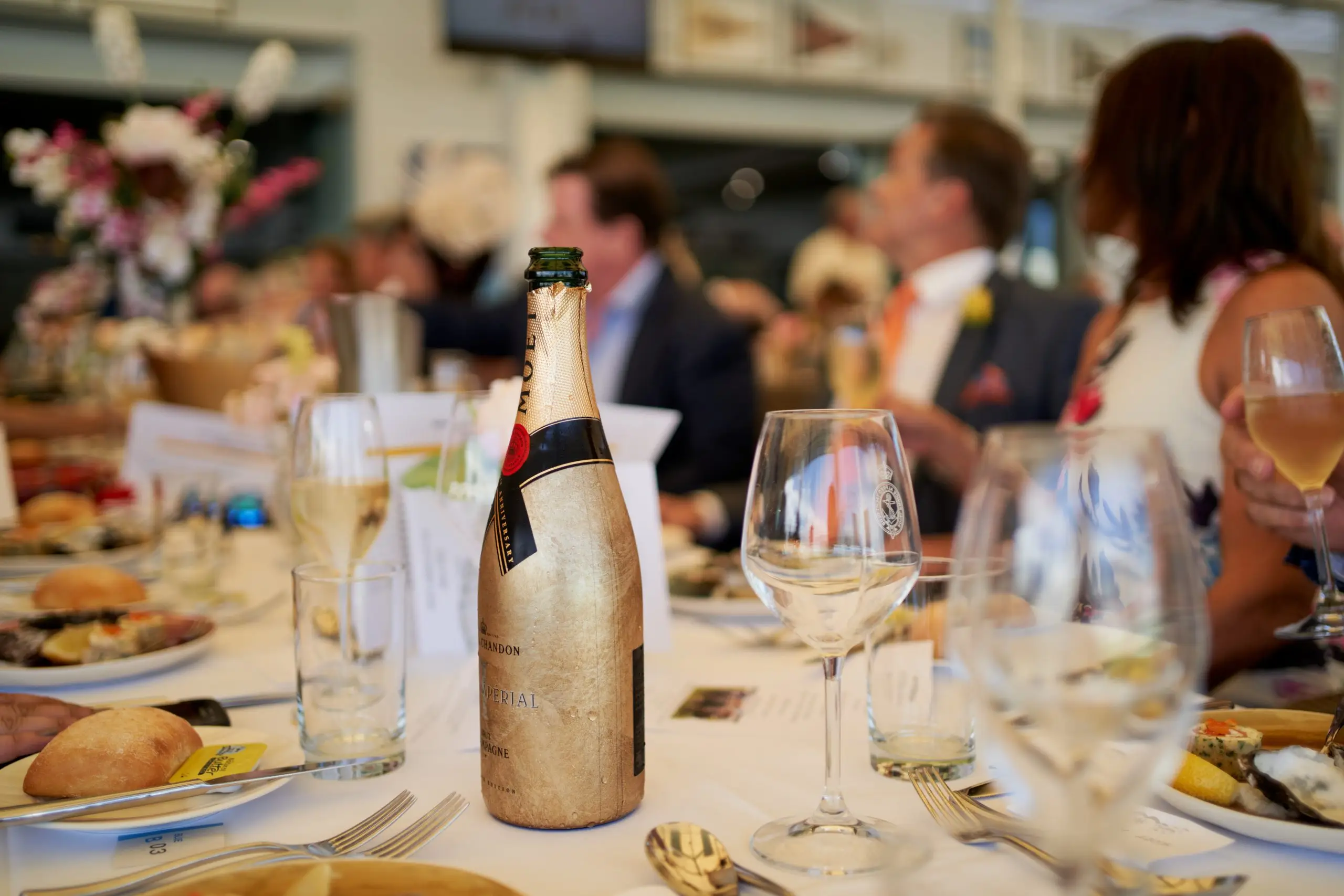 Moet at lunch