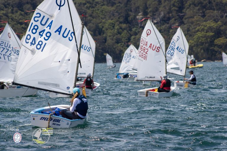 MUSTO Optimist Australian Championship Day 4 RPAYC NSW Australia