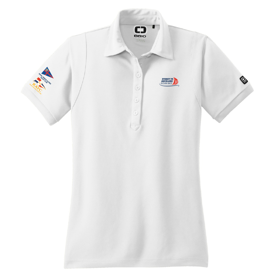 Sydney to Auckland 2023 Womens Jewel Polo White