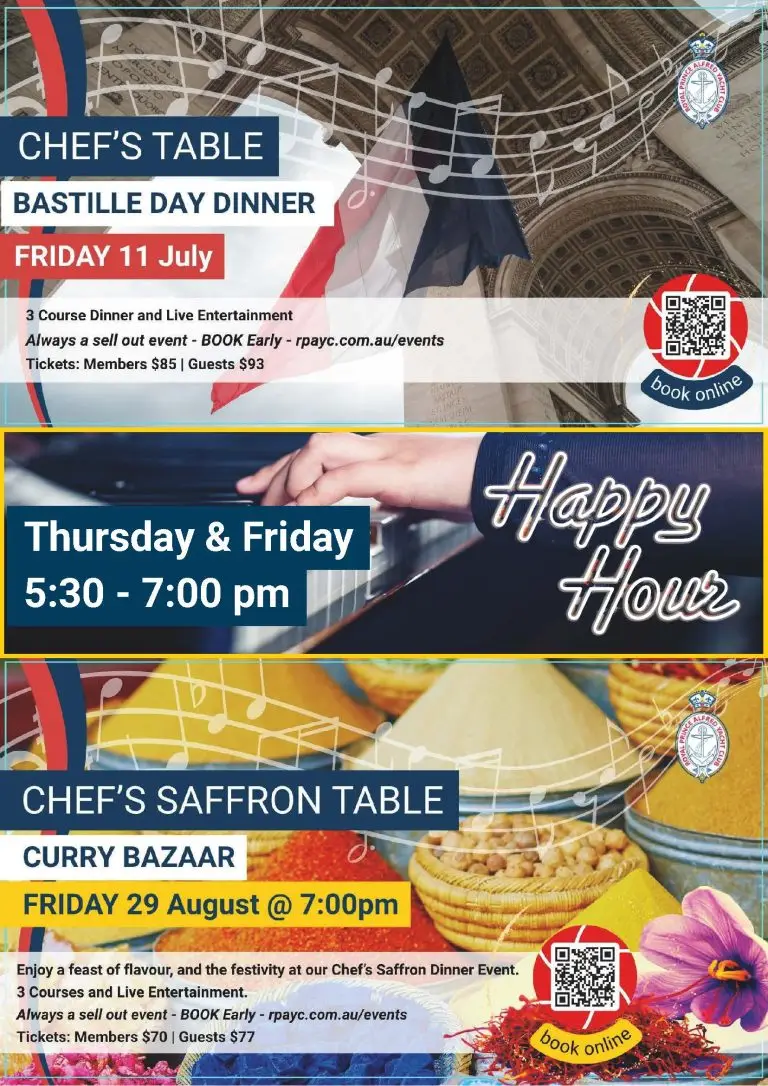 RPAYC Chefs Tables 2025 Posters