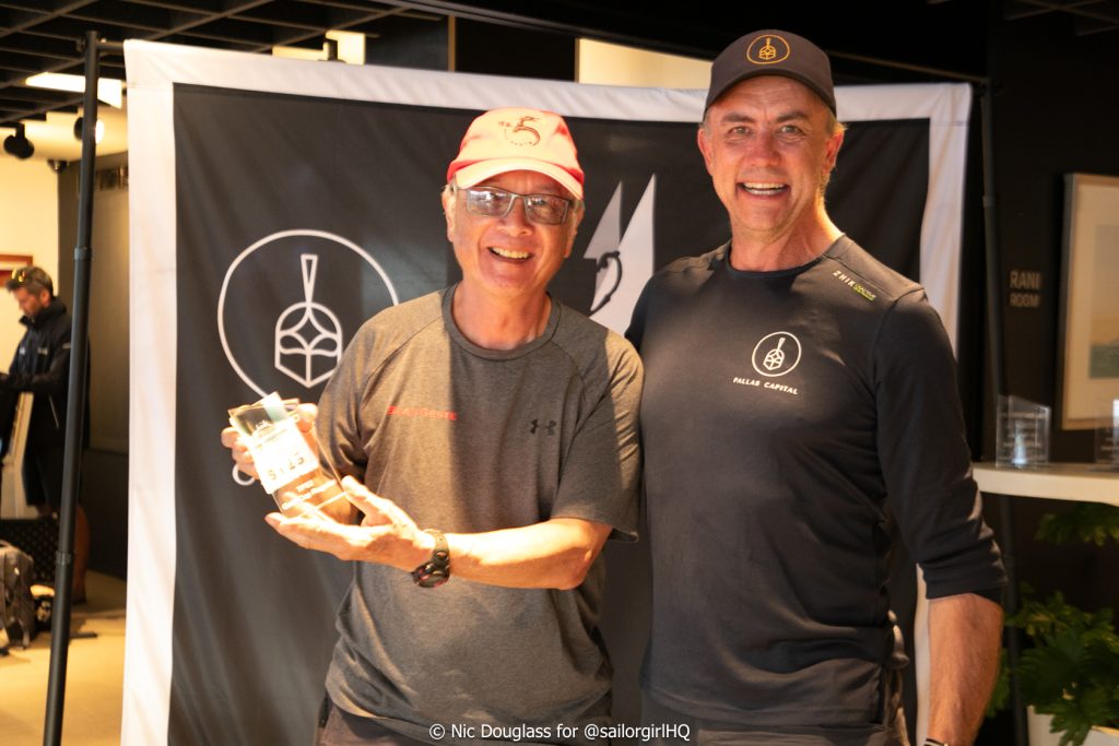 Matthew Cheung accepted the prizes on behalf of Karl Kwok and the Beau Ideal team - Credit - Sunset Media @sailorgirlhq