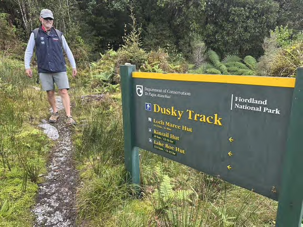 Dusky Sound Supper Cove Dusky Track near the DOC hut